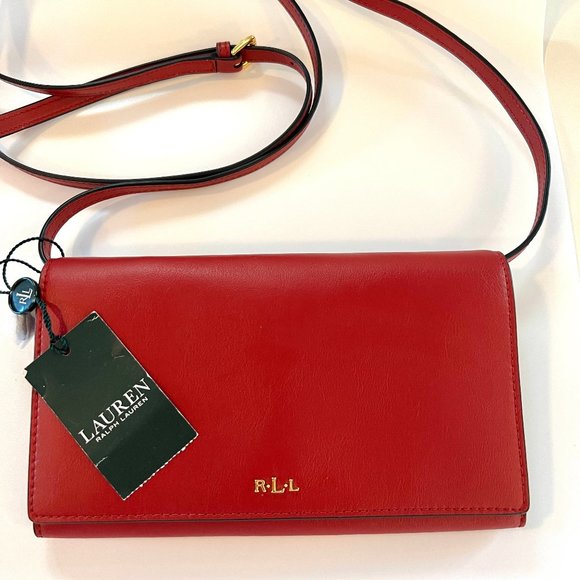 Ralph Lauren Handbags - Ralph Lauren RLL Red Dowell Multi Crossbody